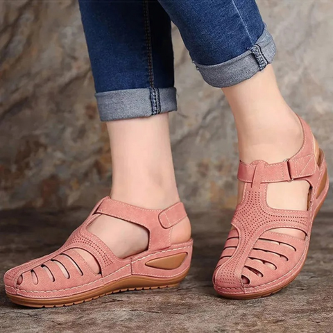Sandales femme – Ajustement ergonomique – Semelle coussinée – Bride réglable