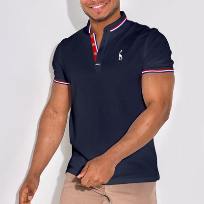 Men's polo – Slim fit – Ribbed collar – Modern logo detail