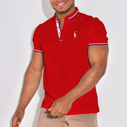 Men's polo – Slim fit – Ribbed collar – Modern logo detail