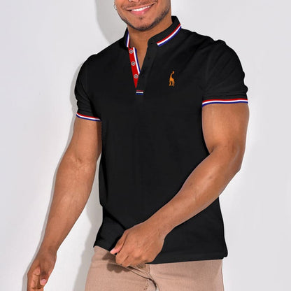 Men's polo – Slim fit – Ribbed collar – Modern logo detail