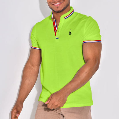 Men's polo – Slim fit – Ribbed collar – Modern logo detail