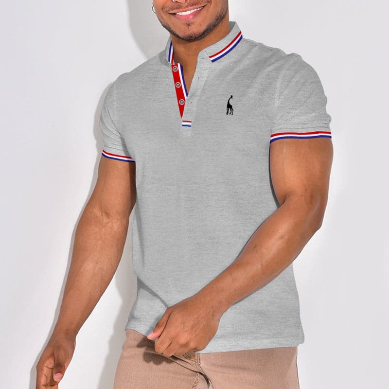 Men's polo – Slim fit – Ribbed collar – Modern logo detail