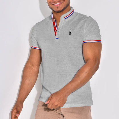 Men's polo – Slim fit – Ribbed collar – Modern logo detail