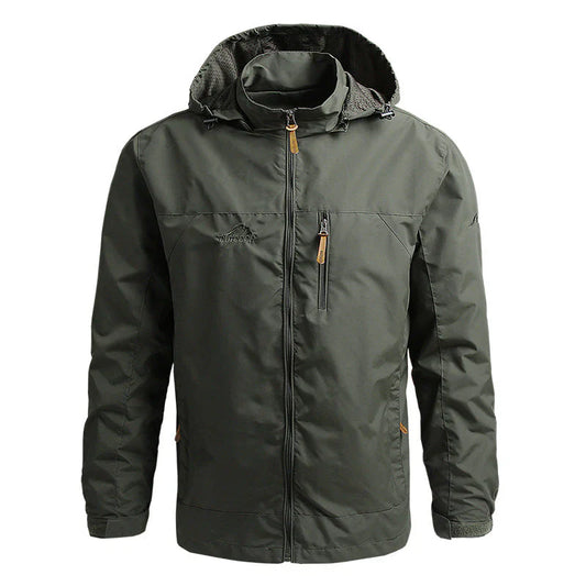 Veste softshell homme – Coupe régulière – Imperméable et coupe-vent – Capuche – Poches zippées