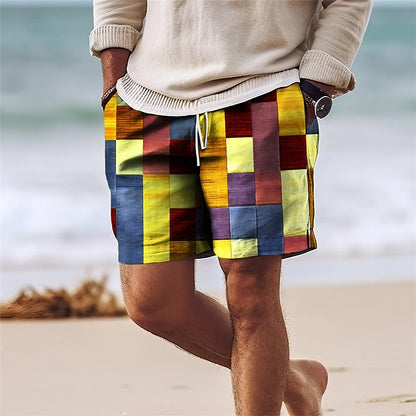 Short de bain homme – Séchage rapide – Coupe régulière – Taille ajustable – Mi-cuisse